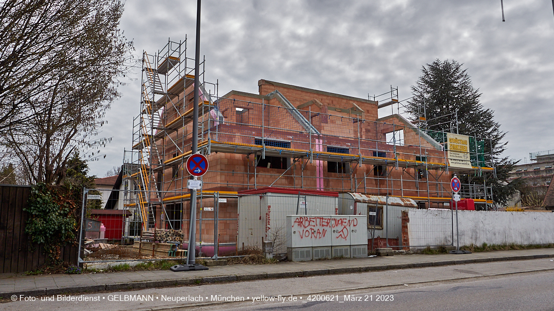 21.03.2023 - Baustelle und Wohnanlage Niederalmstraße 16